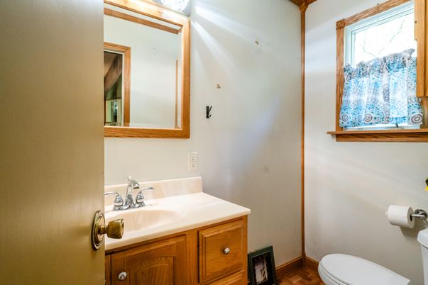 Bathroom, Interior, Wood Texture Flooring