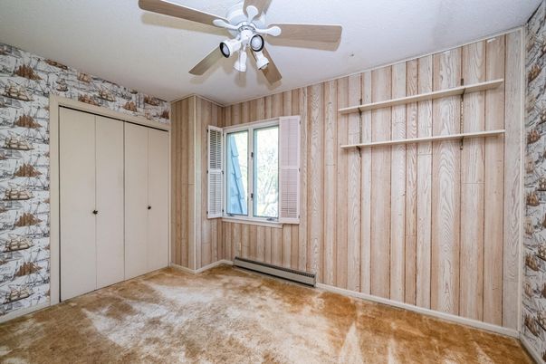 Empty room, Interior, Wooden Walls