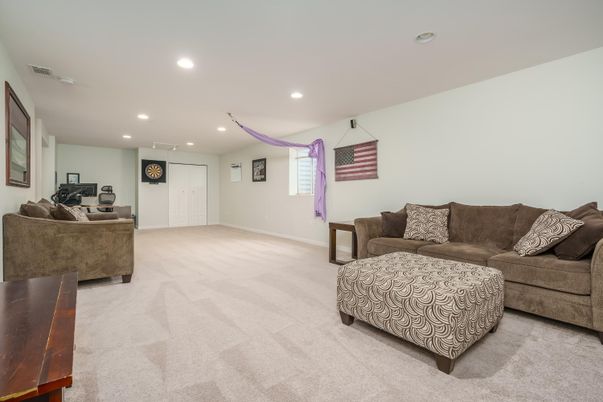 Interior, Living room, Recessed Lighting