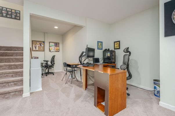 Home Office, Interior, Recessed Lighting