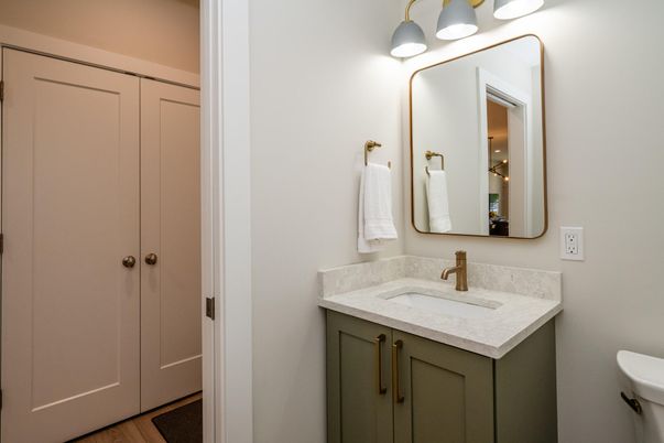 Bathroom, Interior, Wood Texture Flooring