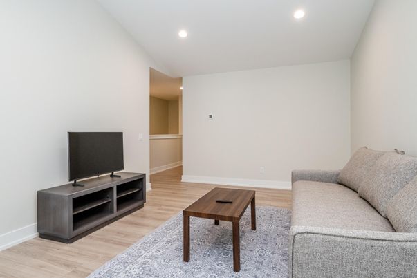 Interior, Recessed Lighting, Wood Texture Flooring