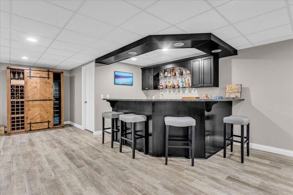 Interior, Recessed Lighting, Wood Texture Flooring
