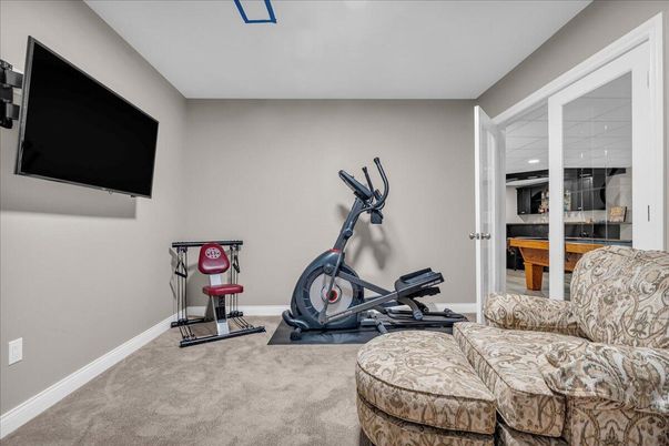 Fitness Equipment, Interior, Recessed Lighting