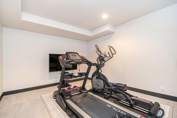 Fitness Equipment, Interior, Recessed Lighting
