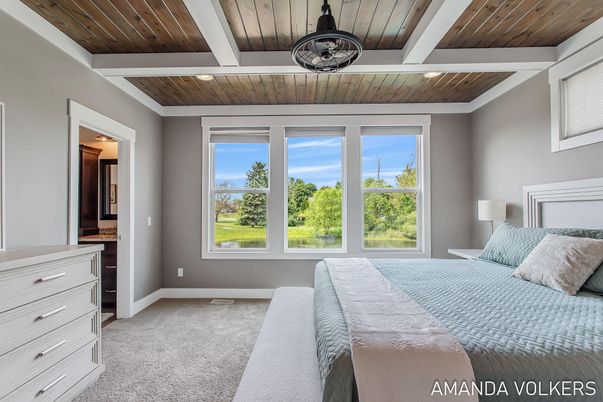 Bedroom, Interior, Wooden Ceilings
