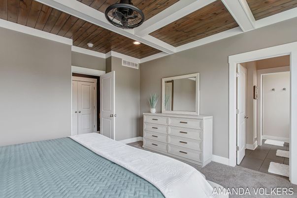 Bedroom, Interior, Wooden Ceilings