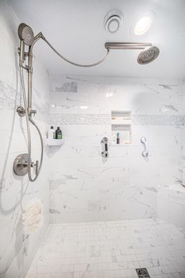 Bathroom, Interior, Marble Walls