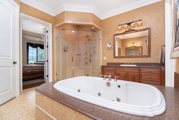 Bathroom, Glass Shower, Interior