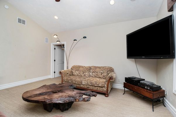 Interior, Living room, Recessed Lighting