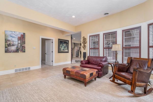 Interior, Living room, Recessed Lighting