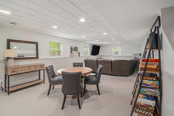 Dining room, Interior, Living room, Recessed Lighting