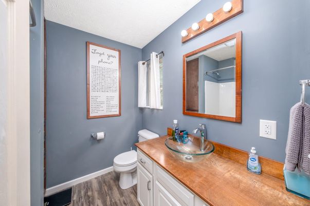 Bathroom, Interior, Wood Texture Flooring