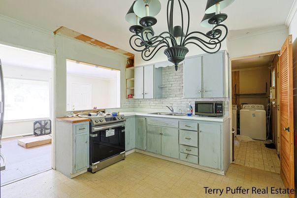 Interior, Kitchen, Pendant Lights, Washer
