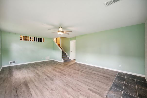 Empty room, Interior, Wood Texture Flooring