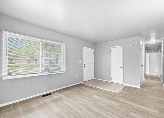 Empty room, Interior, Wood Texture Flooring