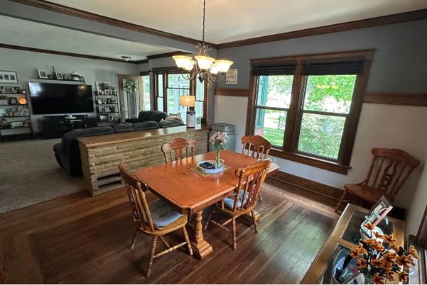 Chandelier, Dining room, Interior, Living room, Wood Texture Flooring