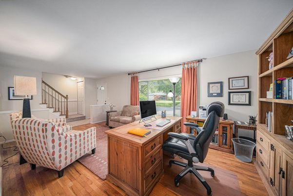 Home Office, Interior, Wood Texture Flooring