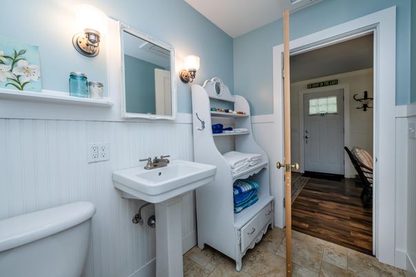 Bathroom, Interior, Wood Texture Flooring