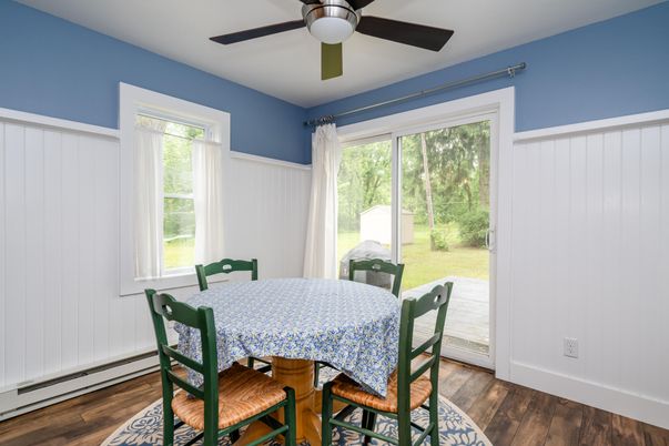 Dining room, Interior, Wood Texture Flooring