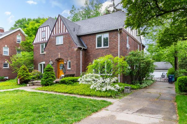 Exterior, Facade, Brick Facade, Tudor Revival