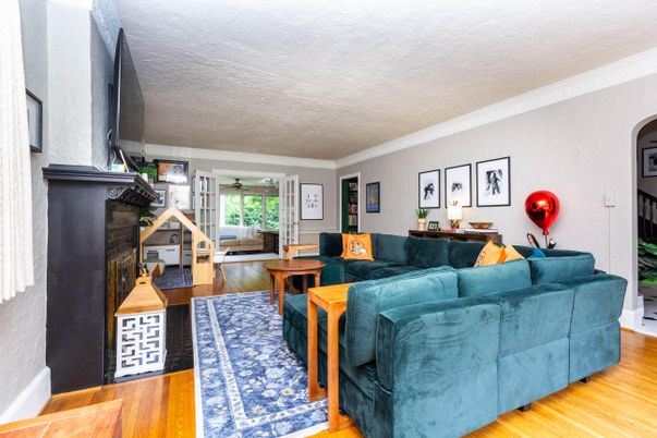 Fireplace, Interior, Living room, Wood Texture Flooring