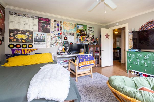 Bedroom, Interior, Wood Texture Flooring