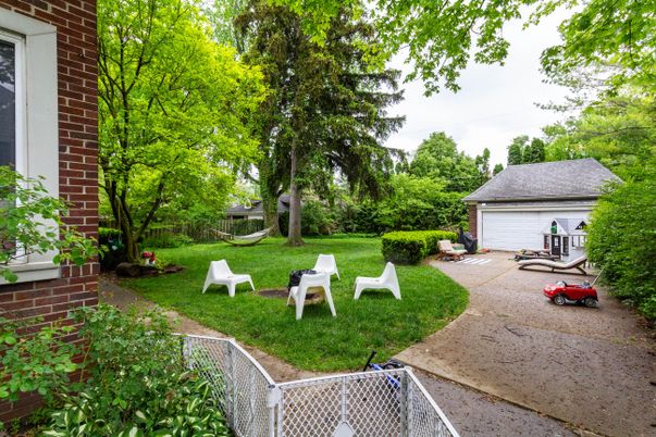 Backyard, Detached Garage, Exterior