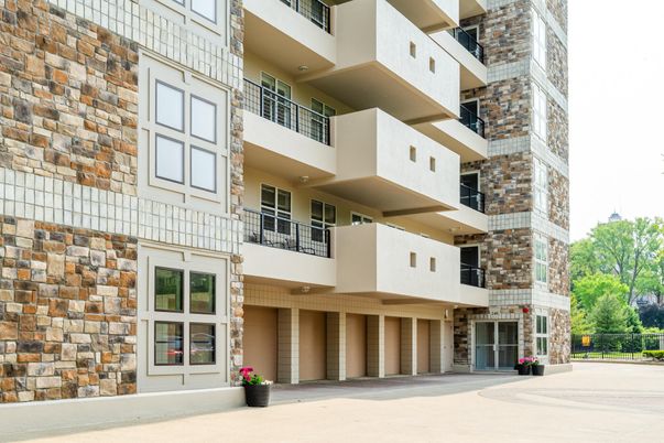 Exterior, Facade, Condo Building