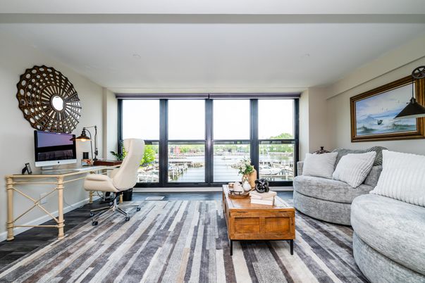 Home Office, Interior, Wood Texture Flooring