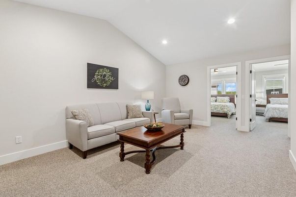 Bedroom, Interior, Living room, Recessed Lighting