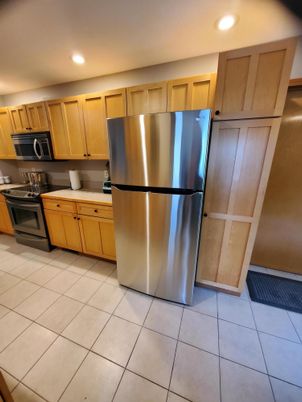 Interior, Kitchen, Recessed Lighting, Stainless Steel Appliances