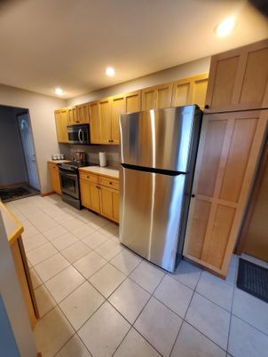 Interior, Kitchen, Recessed Lighting, Stainless Steel Appliances