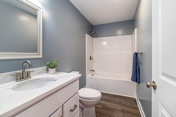 Bathroom, Interior, Wood Texture Flooring