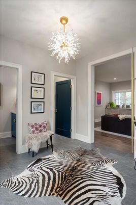 Interior, Pendant Lights, Recessed Lighting, Wood Texture Flooring