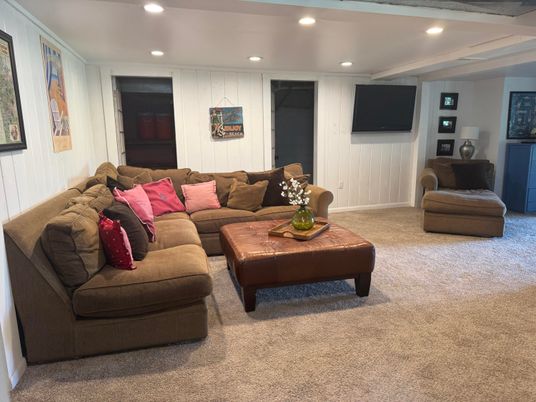 Interior, Living room, Recessed Lighting