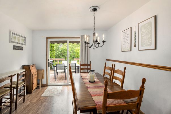 Chandelier, Dining room, Interior