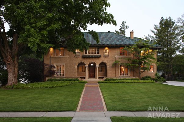 Exterior, Facade, Brick Facade, French Provincial
