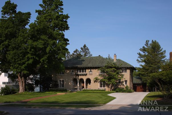 Backyard, Exterior, Facade, Brick Facade, French Provincial