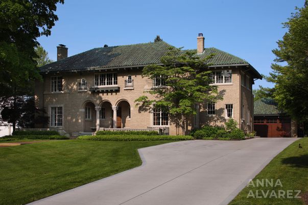 Backyard, Exterior, Facade, Brick Facade, French Provincial