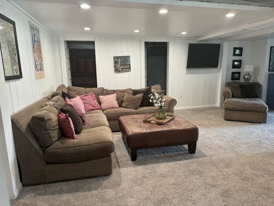 Interior, Living room, Recessed Lighting