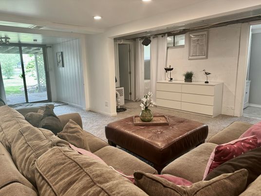 Interior, Living room, Recessed Lighting