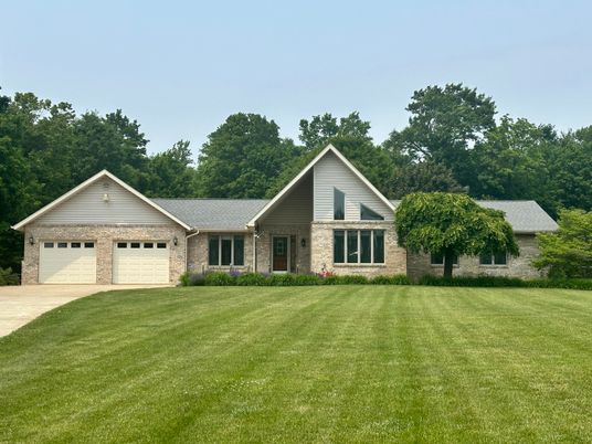 Attached, Exterior, Facade, Brick Facade, Farmhouse