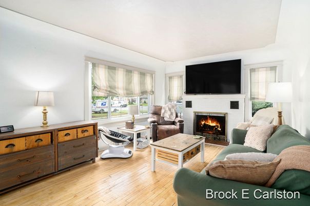 Fireplace, Interior, Living room, Wood Texture Flooring
