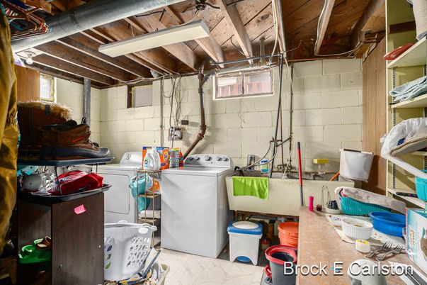 Interior, Stone Walls, Washer, Wooden Beams, Wooden Ceilings