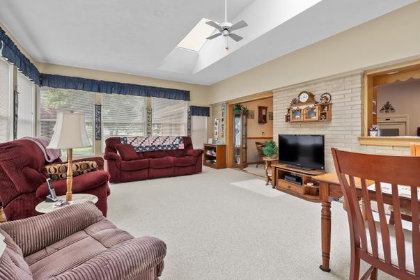 Interior, Living room, Stone Walls