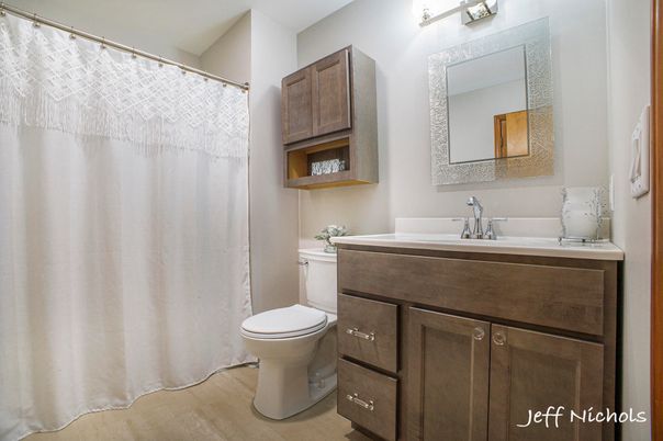 Bathroom, Interior, Wood Texture Flooring
