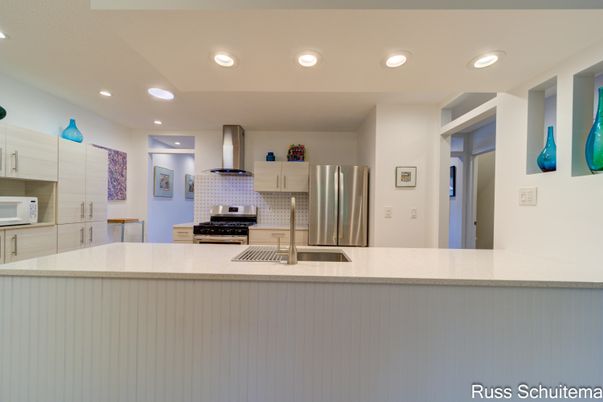 Interior, Kitchen, Recessed Lighting, Stainless Steel Appliances