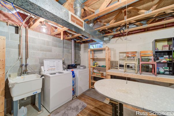 Interior, Stone Walls, Washer, Wooden Beams, Wooden Ceilings, Wood Texture Flooring