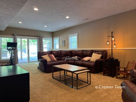 Interior, Living room, Recessed Lighting